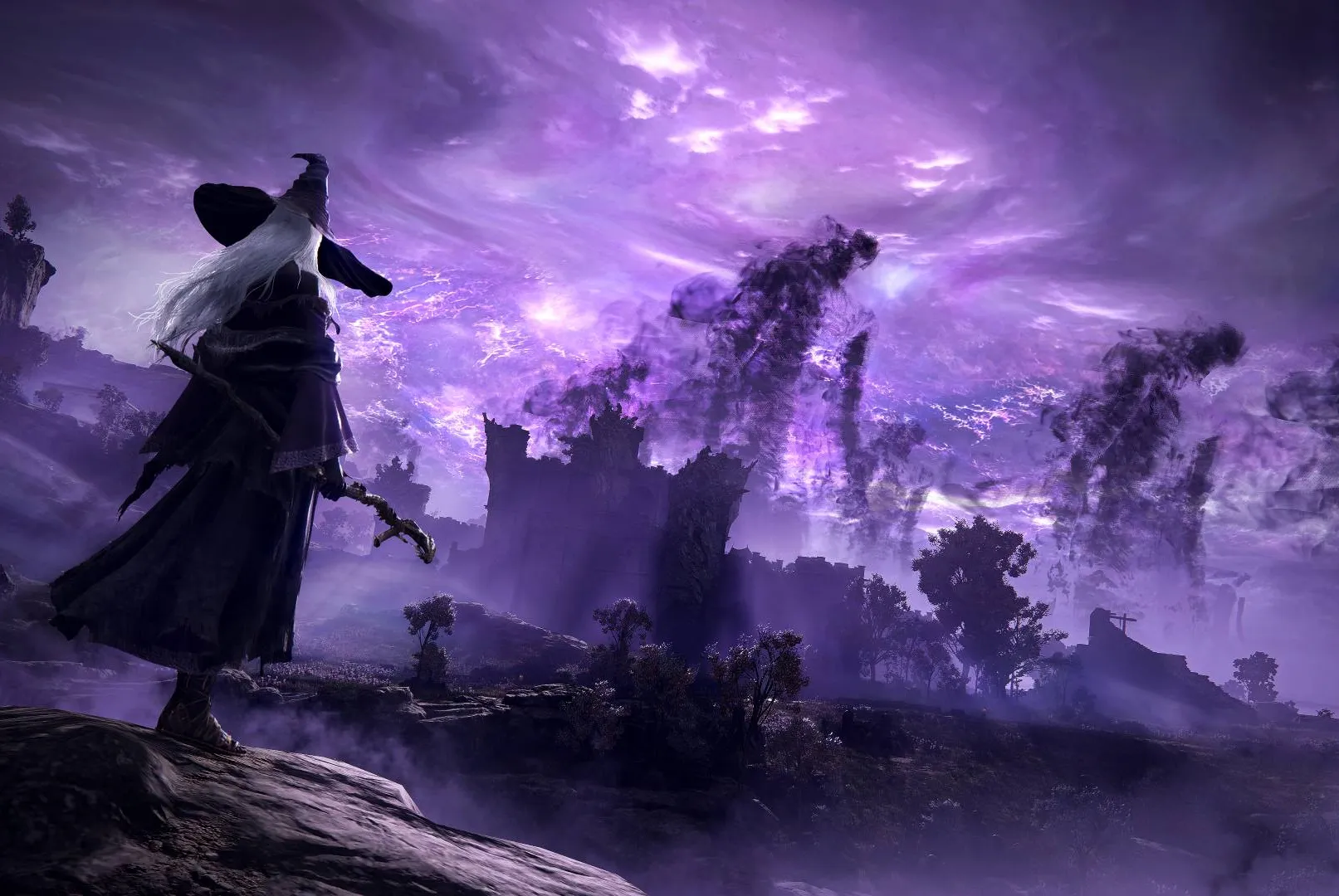 Mystical landscape in Elden Ring Nightreign DLC